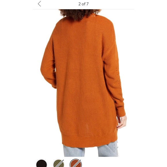 BP Rust Cardigan - Picture 3 of 4